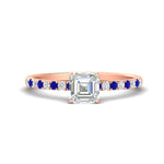 Load image into Gallery viewer, asscher-cut-french-pave-sapphire-engagement-ring-in-rose-gold-FD11408ASRGSABL-NL-RG_2d669a24-d8c9-4411-842a-05df09baf48a?v=1762849706
