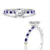 Load image into Gallery viewer, asscher-cut-french-pave-sapphire-engagement-ring-in-white-gold-FD11408ASRGSABLANGLE3-NL-WG_ca0d0c1f-6943-482d-80e8-9ed2d8609890?v=1762849706