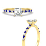Load image into Gallery viewer, asscher-cut-french-pave-sapphire-engagement-ring-in-yellow-gold-FD11408ASRGSABLANGLE3-NL-YG_832eed10-f81d-4af0-9b39-6cc4642012cd?v=1762849706

