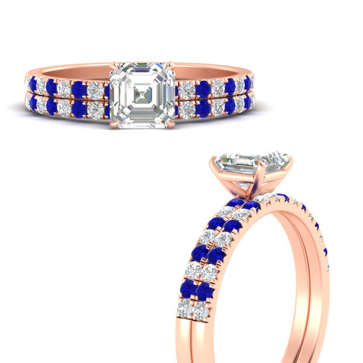 asscher-cut-french-pave-sapphire-wedding-ring-set-in-rose-gold-FD11408ASGSABLANGLE3-NL-RG?v=1763105018