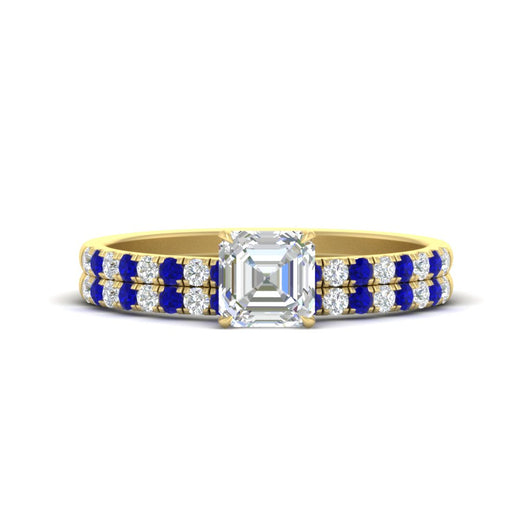 asscher-cut-french-pave-sapphire-wedding-ring-set-in-yellow-gold-FD11408ASGSABL-NL-YG?v=1763105018