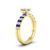 Load image into Gallery viewer, asscher-cut-french-pave-sapphire-wedding-ring-set-in-yellow-gold-FD11408ASGSABLANGLE2-NL-YG.jpg?v=1763457500
