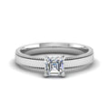 Thumbnail 4 - asscher-cut-glossy-milgrain-single-stone-anniversary-diamond-ring-in-14K-white-gold-FD-ENR8985ASR-NL-WG