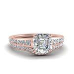 Load image into Gallery viewer, asscher-cut-graduated-channel-diamond-wedding-set-in-FD122866AS-NL-RG
