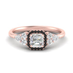Load image into Gallery viewer, asscher-cut-halo-cluster-accent-black-diamond-engagement-ring-in-rose-gold-FD10512ASRGBLACK-NL-RG.jpg?v=1770117207