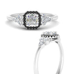 Load image into Gallery viewer, asscher-cut-halo-cluster-accent-black-diamond-engagement-ring-in-white-gold-FD10512ASRGBLACKANGLE3-NL-WG.jpg?v=1770117207