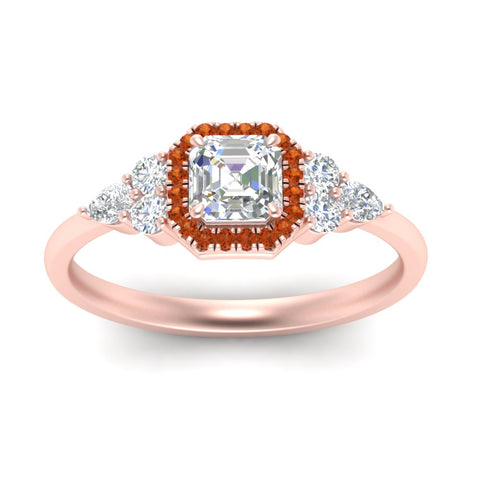 asscher-cut-halo-cluster-accent-orange-sapphire-engagement-ring-in-rose-gold-FD10512ASRGSAORANGLE5-NL-RG.jpg?v=1770117207