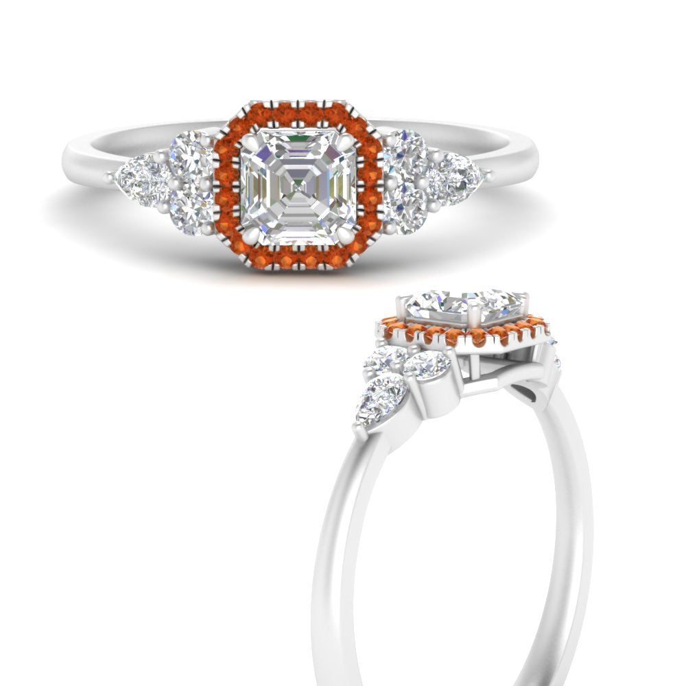 asscher-cut-halo-cluster-accent-orange-sapphire-engagement-ring-in-white-gold-FD10512ASRGSAORANGLE3-NL-WG.jpg?v=1770117207