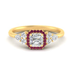 Load image into Gallery viewer, asscher-cut-halo-cluster-accent-pink-sapphire-engagement-ring-in-yellow-gold-FD10512ASRGSADRPI-NL-YG.jpg?v=1770117207
