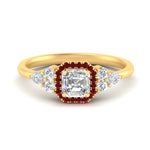 Load image into Gallery viewer, asscher-cut-halo-cluster-accent-ruby-engagement-ring-in-yellow-gold-FD10512ASRGRUDR-NL-YG.jpg?v=1770117207