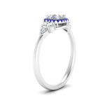 Load image into Gallery viewer, asscher-cut-halo-cluster-accent-sapphire-engagement-ring-in-white-gold-FD10512ASRGSABLANGLE2-NL-WG.jpg?v=1770117207