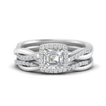 Load image into Gallery viewer, asscher-cut-halo-diamond-infinity-bridal-set-in-white-gold-FD9212AS-NL-WG-B2.jpg
