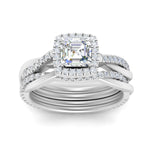 Load image into Gallery viewer, asscher-cut-halo-diamond-infinity-bridal-set-in-white-gold-FD9212AS-NL-WG-B2.jpg
