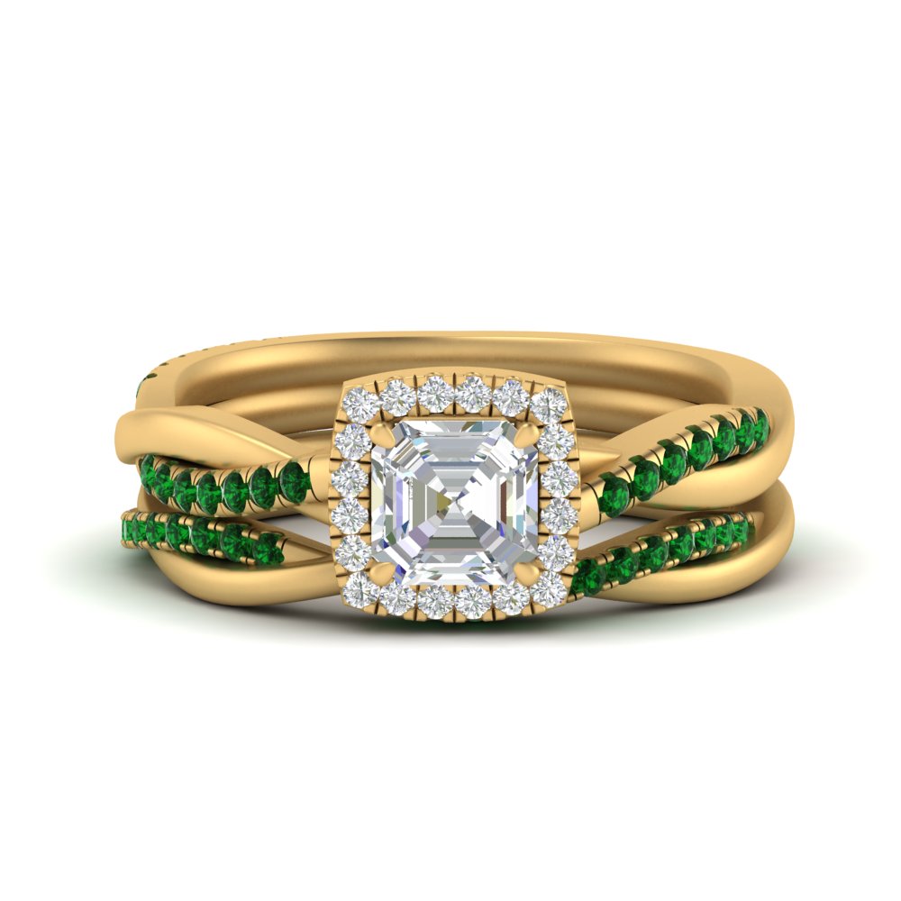 asscher-cut-halo-emerald-infinity-bridal-set-in-yellow-gold-FD9212ASGEMGR-NL-YG-B2.jpg