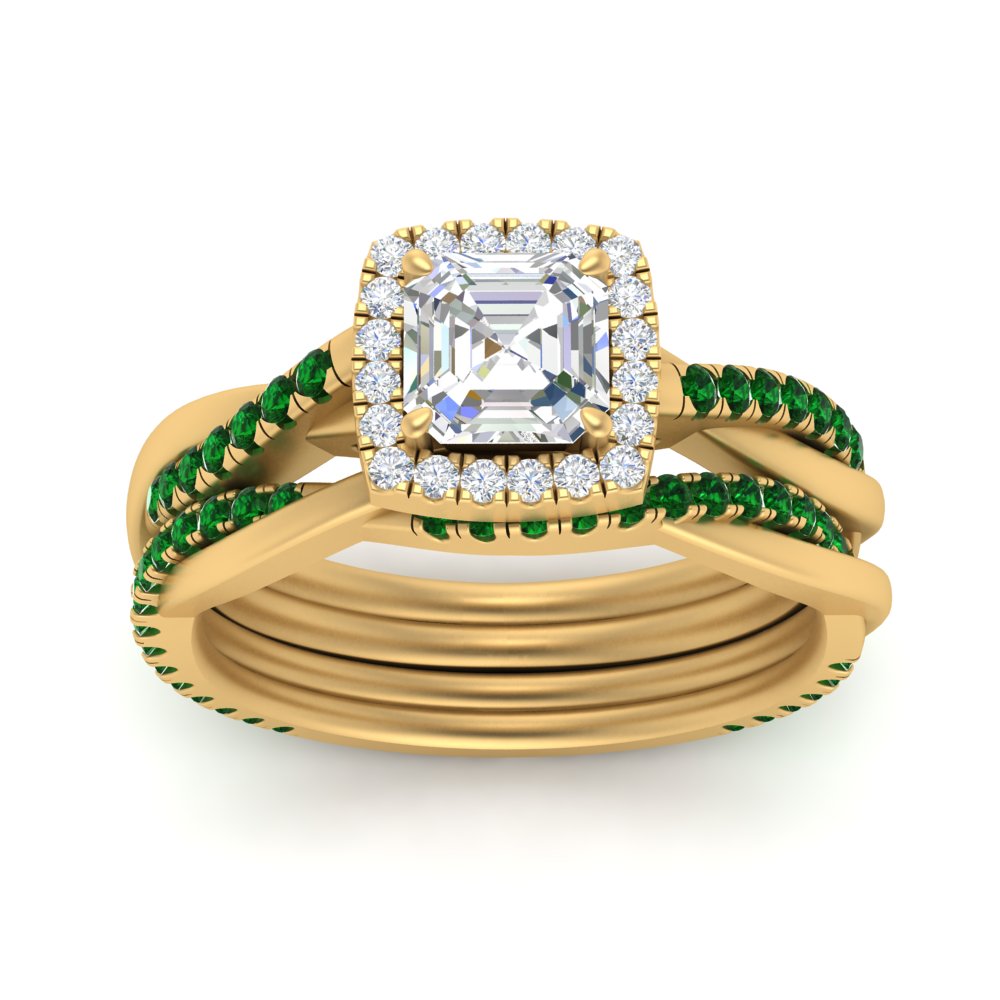 asscher-cut-halo-emerald-infinity-bridal-set-in-yellow-gold-FD9212ASGEMGR-NL-YG-B2.jpg