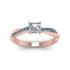 Load image into Gallery viewer, asscher-cut-infinity-twist-diamond-engagement-ring-with-ice-blue-topaz-in-14K-rose-gold-FD8253ASRGICBLTO-NL-RG