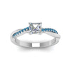 Load image into Gallery viewer, asscher-cut-infinity-twist-diamond-engagement-ring-with-ice-blue-topaz-in-14K-white-gold-FD8253ASRGICBLTO-NL-WG