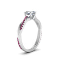 Thumbnail 36 - asscher-cut-infinity-twist-diamond-engagement-ring-with-pink-sapphire-in-14K-white-gold-FD8253ASRGSADRPI-NL-WG