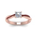 Thumbnail 17 - asscher-cut-infinity-twist-diamond-engagement-ring-with-ruby-in-14K-rose-gold-FD8253ASRGRUDR-NL-RG