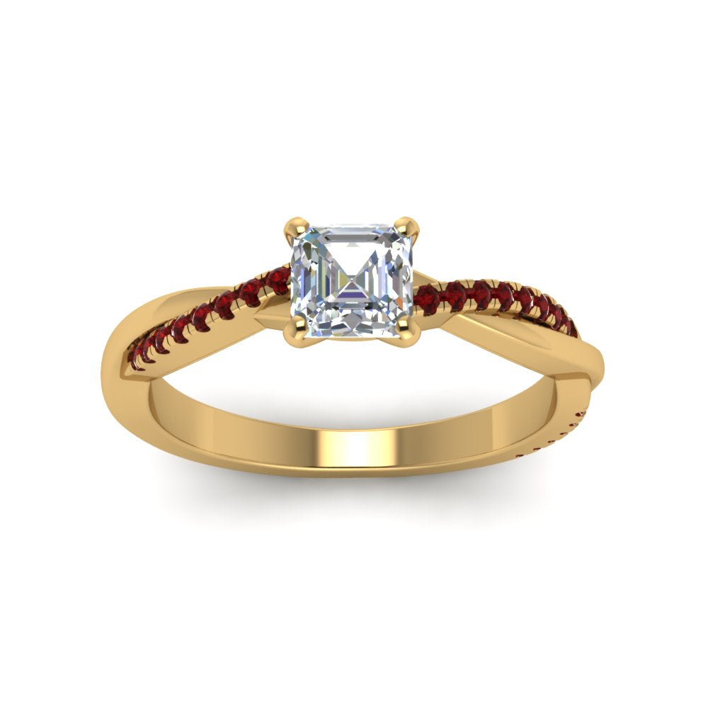 asscher-cut-infinity-twist-diamond-engagement-ring-with-ruby-in-14K-yellow-gold-FD8253ASRGRUDR-NL-YG