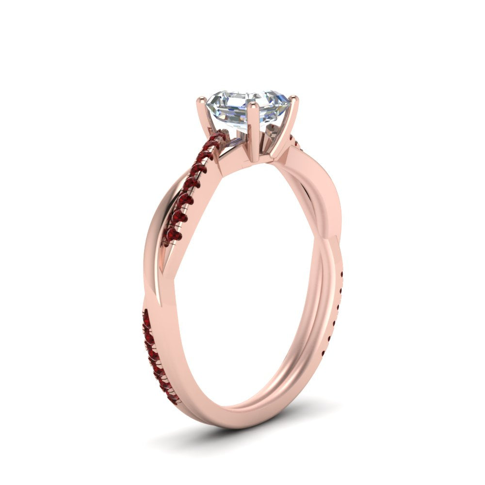 asscher-cut-infinity-twist-diamond-engagement-ring-with-ruby-in-14K-rose-gold-FD8253ASRGRUDR-NL-RG
