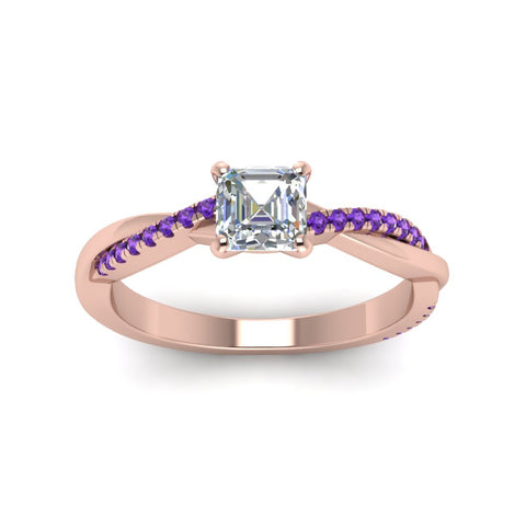 asscher-cut-infinity-twist-diamond-engagement-ring-with-violac-topaz-in-14K-rose-gold-FD8253ASRGVITO-NL-RG