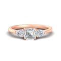 Thumbnail 1 - asscher-cut-lab-diamond-cathedral-ring-in-rose-gold-fdenr9210asrsleep-nl-rg