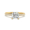 Load image into Gallery viewer, asscher-cut-lab-grown-diamond-pave-under-halo-ring-in-yellow-gold-FD10060ASR-NL-YG.jpg?v=1770718242