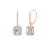 Load image into Gallery viewer, asscher-cut-lever-back-2-carat-diamond-drop-earrings-in-rose-gold-FDEAR11235ASANGLE1-2.00-CT-NL-RG