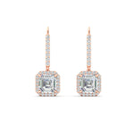 Load image into Gallery viewer, asscher-cut-lever-back-2-carat-diamond-drop-earrings-in-rose-gold-FDEAR11235ASANGLE2-2.00-CT-NL-RG

