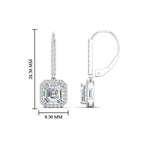 Load image into Gallery viewer, asscher-cut-lever-back-2-carat-diamond-drop-earrings-in-white-gold-FDEAR11235AS-2.00-CT-NL-WG-HW
