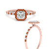 Load image into Gallery viewer, asscher-cut-orange-sapphire-halo-petite-engagement-ring-in-rose-gold-FD8523ASRGSAORANGLE3-NL-RG
