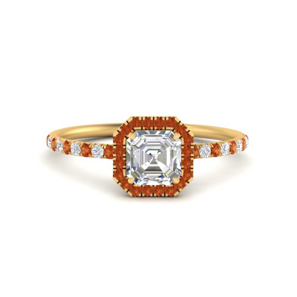 asscher-cut-orange-sapphire-halo-petite-engagement-ring-in-yellow-gold-FD8523ASRGSAORANGLE3-NL-YG