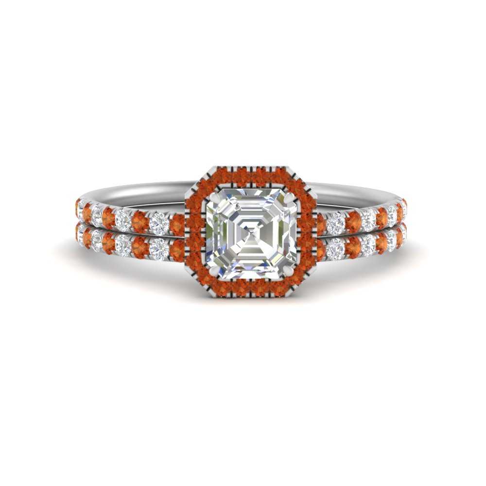 asscher-cut-orange-sapphire-halo-wedding-ring-set-in-white-gold-FD8523ASGSAOR-NL-WG