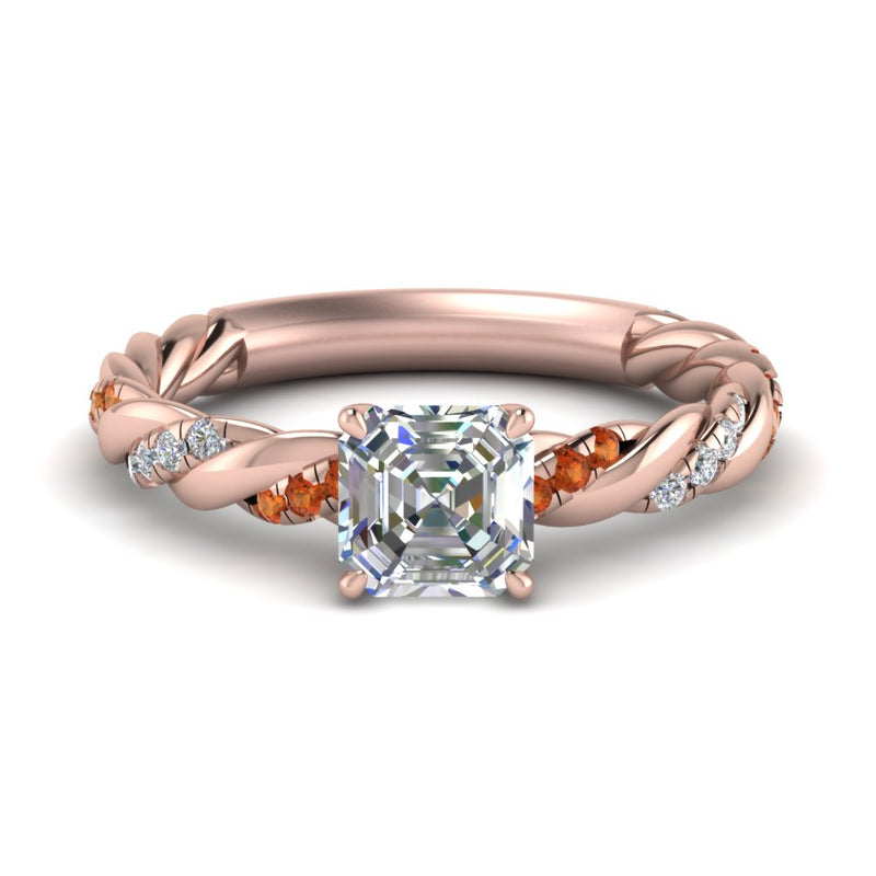 Twisted Vine Engagement Ring