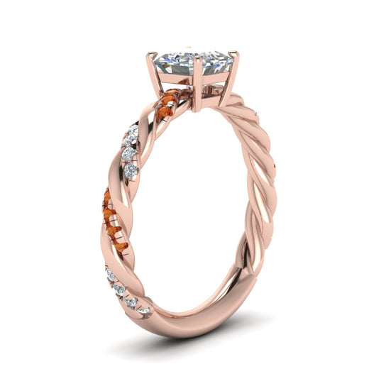 Twisted Vine Engagement Ring