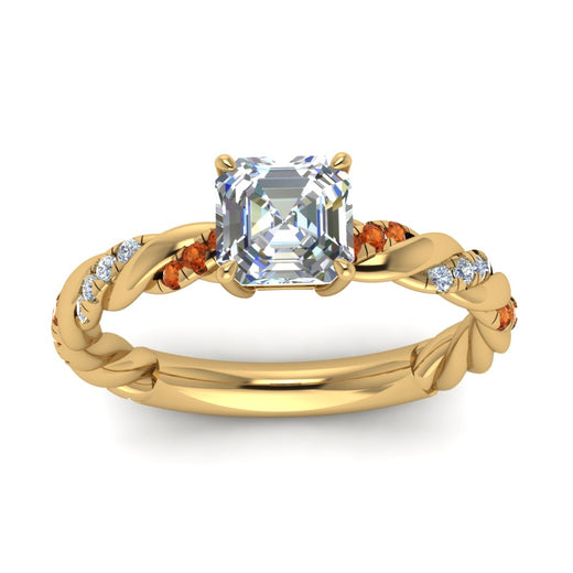 Twisted Vine Engagement Ring