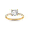 Load image into Gallery viewer, asscher-cut-pave-under-halo-lab-grown-ring-in-yellow-gold-FD10060ASRANGLE5-NL-YG.jpg?v=1770718242