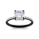 Load image into Gallery viewer, asscher-cut-pave-underhalo-engagement-ring-in-black-gold-FDENR11490ASRANGLE5-NL-BG.jpg?v=1761729733
