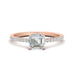Load image into Gallery viewer, asscher-cut-pave-underhalo-engagement-ring-in-rose-gold-FDENR11490ASR-NL-RG.jpg?v=1761729733
