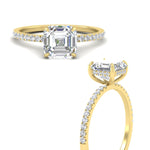 Load image into Gallery viewer, asscher-cut-pave-underhalo-engagement-ring-in-yellow-gold-FDENR11490ASRANGLE3-NL-YG.jpg?v=1761729733
