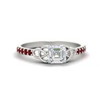 Load image into Gallery viewer, asscher-cut-petite-pave-ruby-fancy-engagement-ring-for-women-in-white-gold-fdenr8061asgrudrsleep-nl-wg?v=1757494855
