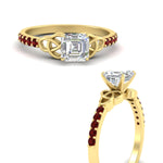 Load image into Gallery viewer, asscher-cut-petite-pave-ruby-fancy-engagement-ring-for-women-in-yellow-gold-fdenr8061asgrudrangle3-nl-yg?v=1757494855
