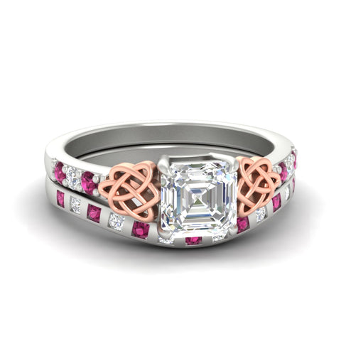 asscher-cut-pink-sapphire-celtic-two-tone-bridal-matching-set-in-white-gold-fdens2255asgsadrpisleep-nl-wg-ws4.jpg