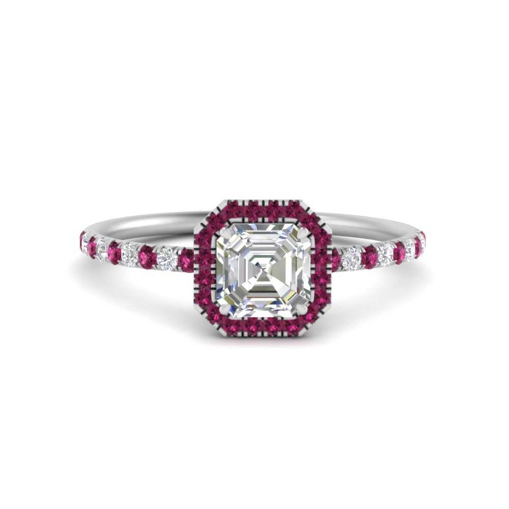 asscher-cut-pink-sapphire-halo-petite-engagement-ring-in-white-gold-FD8523ASRGSADRPIANGLE3-NL-WG