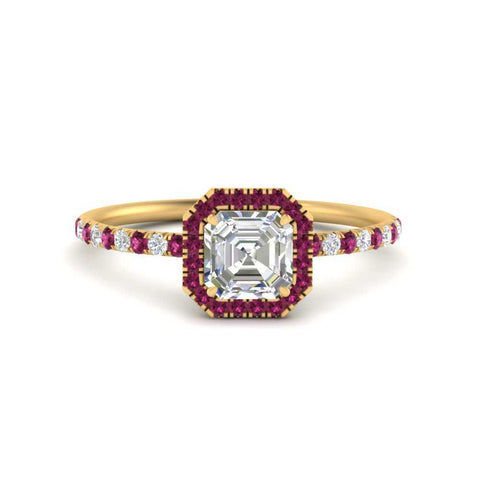 asscher-cut-pink-sapphire-halo-petite-engagement-ring-in-yellow-gold-FD8523ASRGSADRPIANGLE3-NL-YG