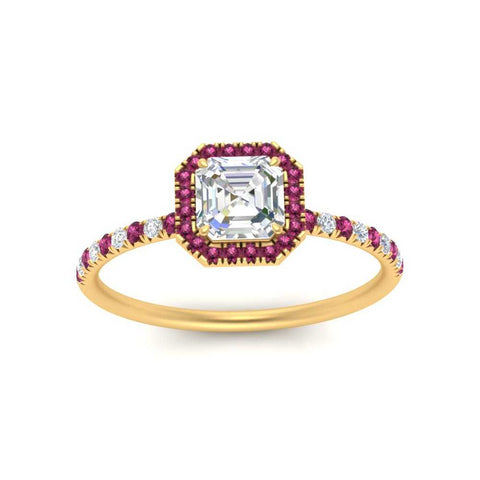 asscher-cut-pink-sapphire-halo-petite-engagement-ring-in-yellow-gold-FD8523ASRGSADRPIANGLE3-NL-YG