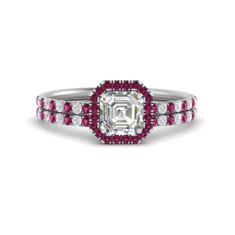 asscher-cut-pink-sapphire-halo-wedding-ring-set-in-white-gold-FD8523ASGSADRPI-NL-WG
