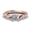 Load image into Gallery viewer, Twisted Vine Engagement Ring