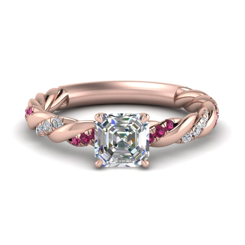Twisted Vine Engagement Ring
